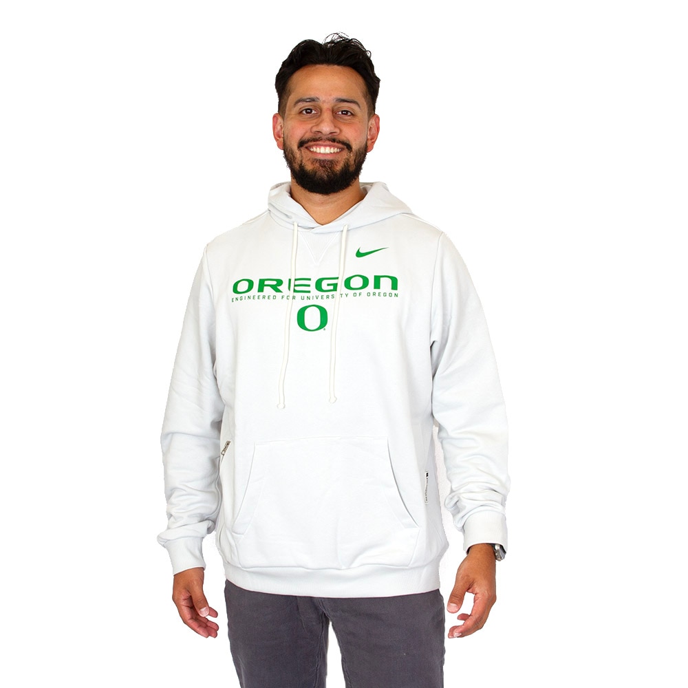 Classic Oregon O, Nike, Grey, Hoodie, Performance/Dri-FIT, Men, Football, Players, 2025, Pullover, Sweatshirt, 926078